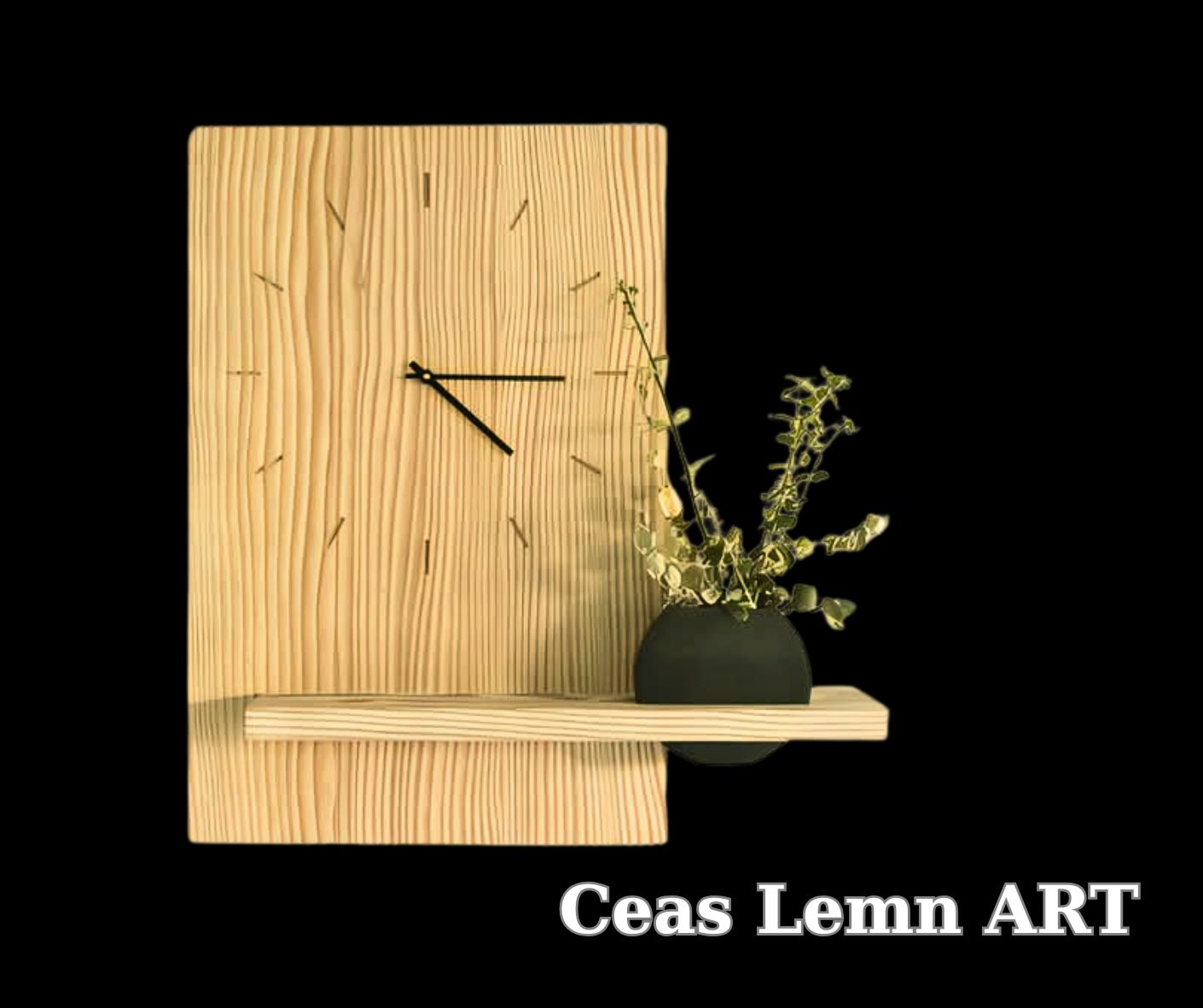 Ceas lemn Art