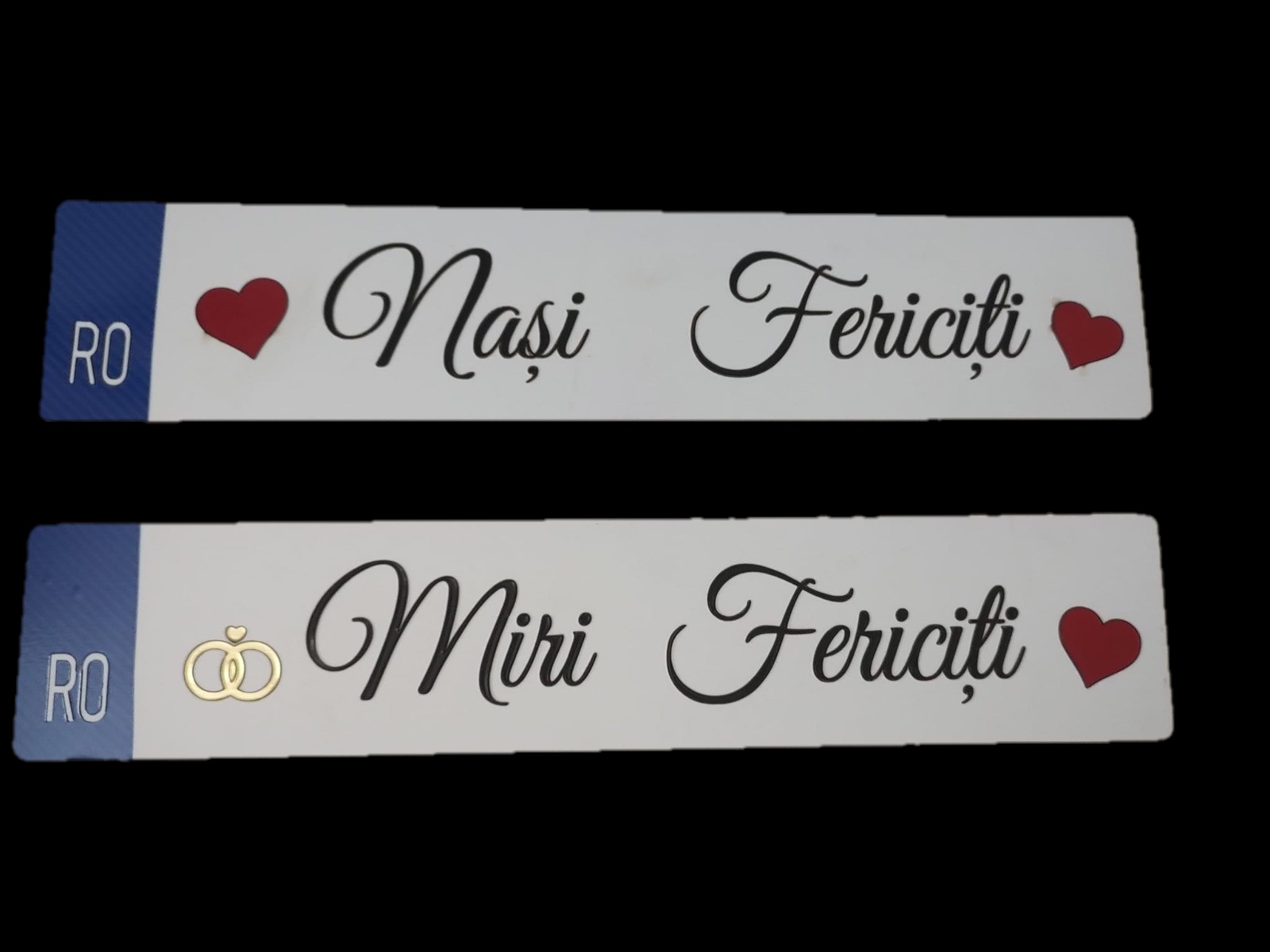 Plăcuțe înmatriculare