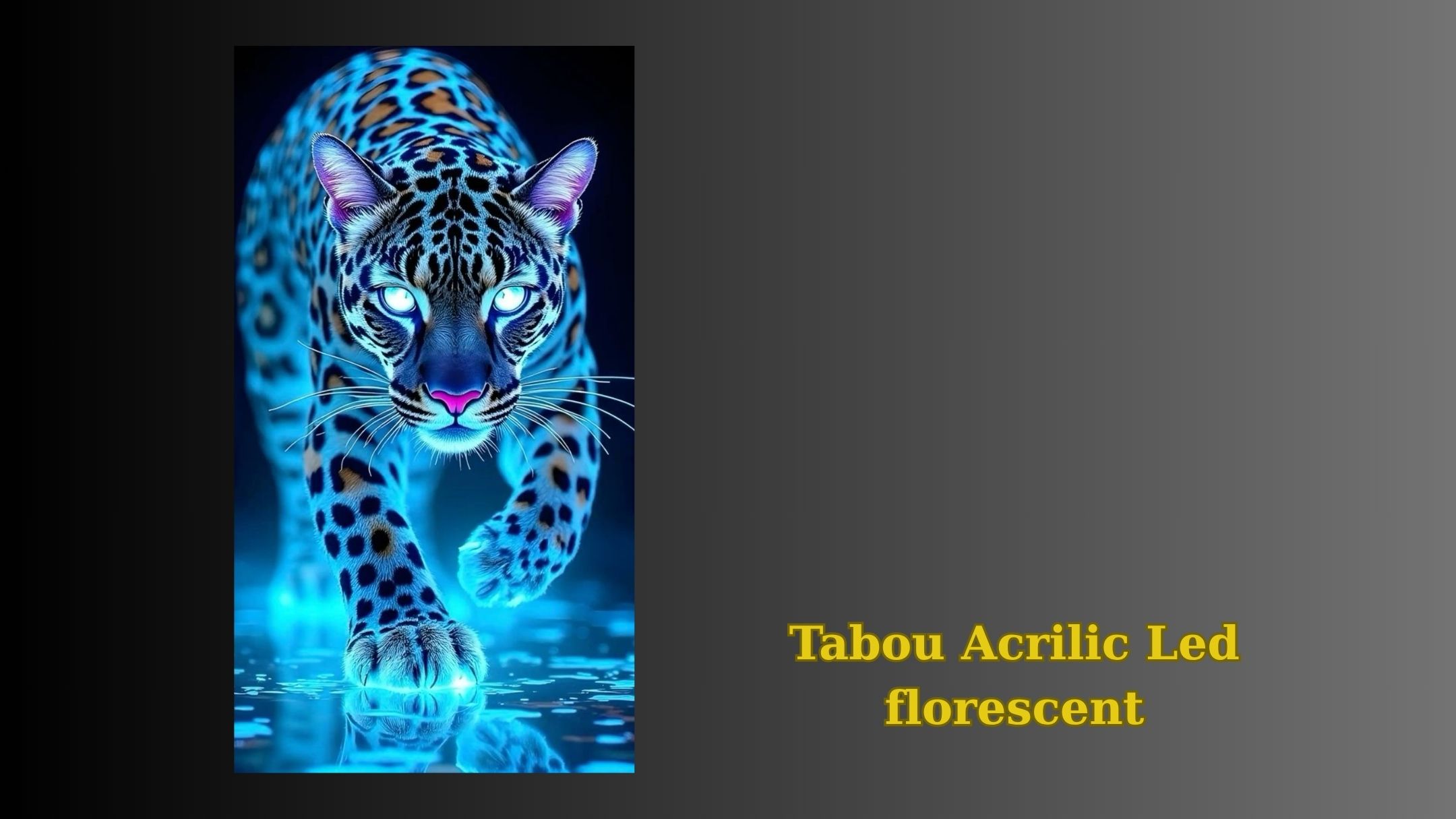 Tablou led florescent