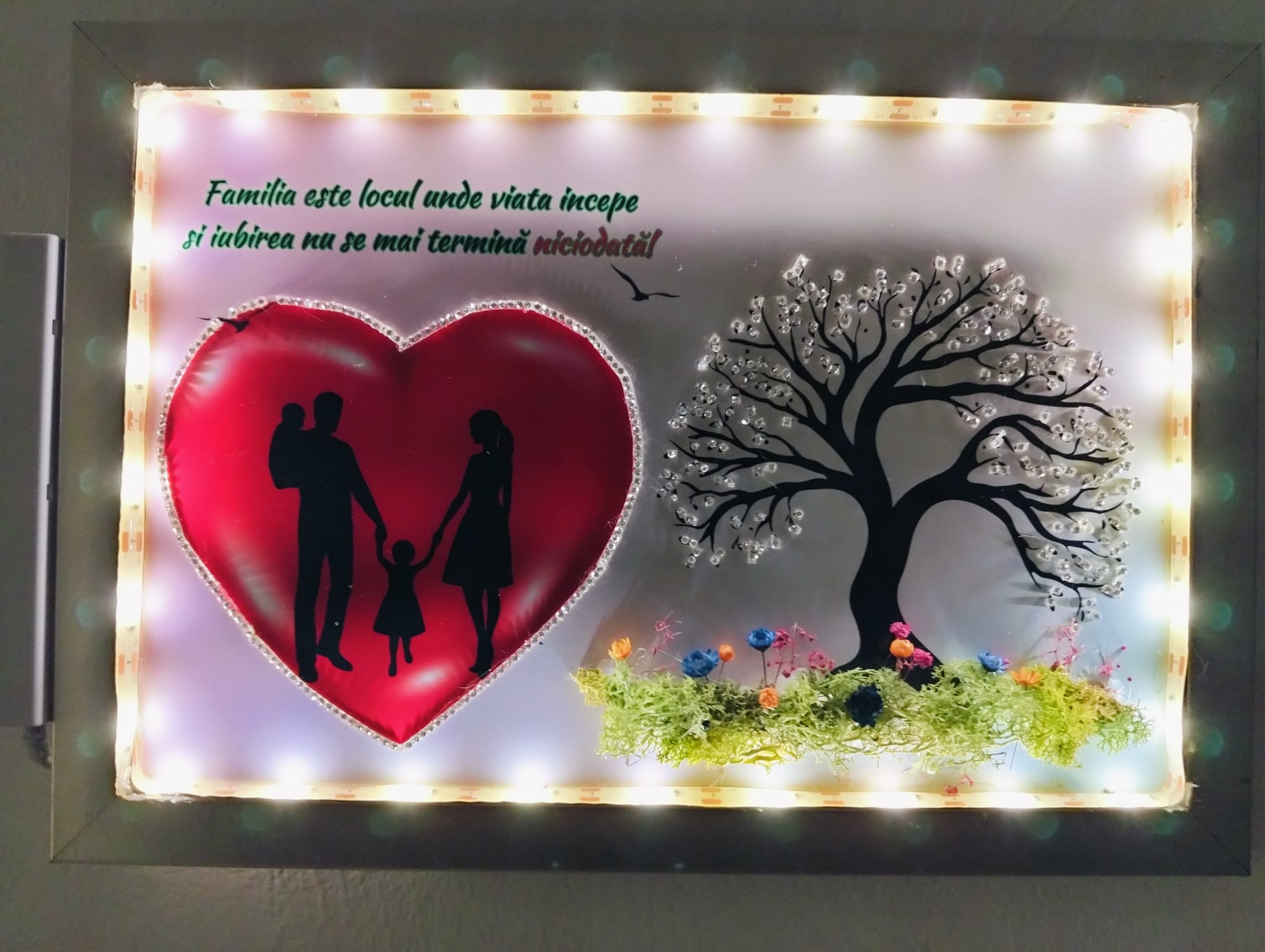 Tablou Led-senzori family